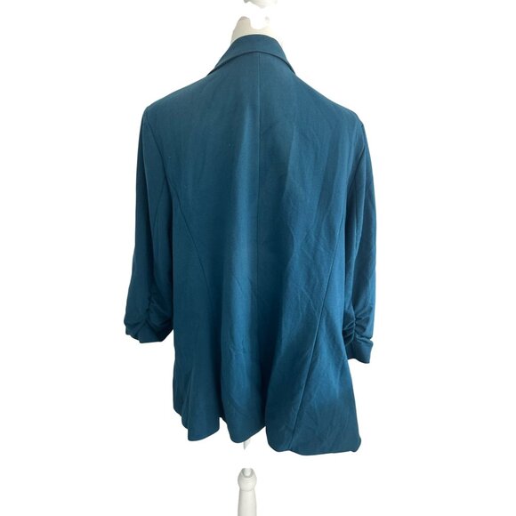 MODCLOTH Women's Teal 3/4 Blazer Jacket Size 4X - Picture 3 of 6